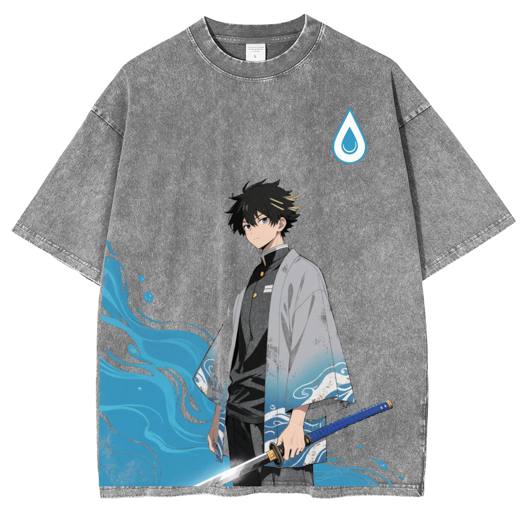 Tomioka Giyu, T-shirt d'Anime Demon Slayer