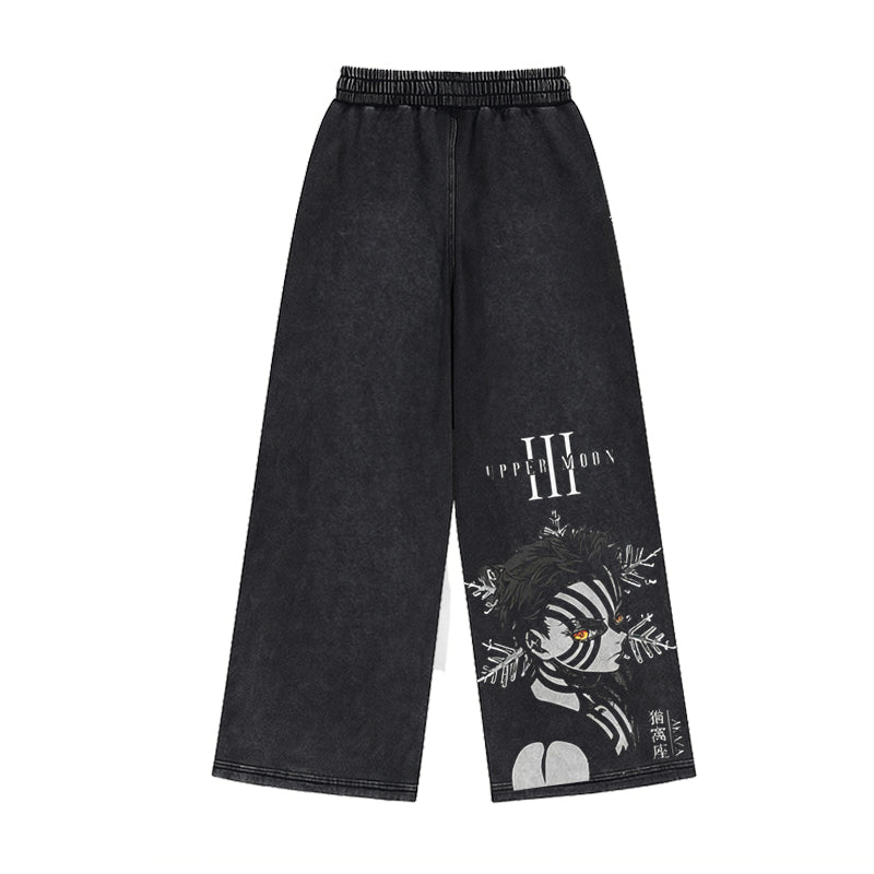 Akaza,Demon Slayer  Unisex Washed Pants
