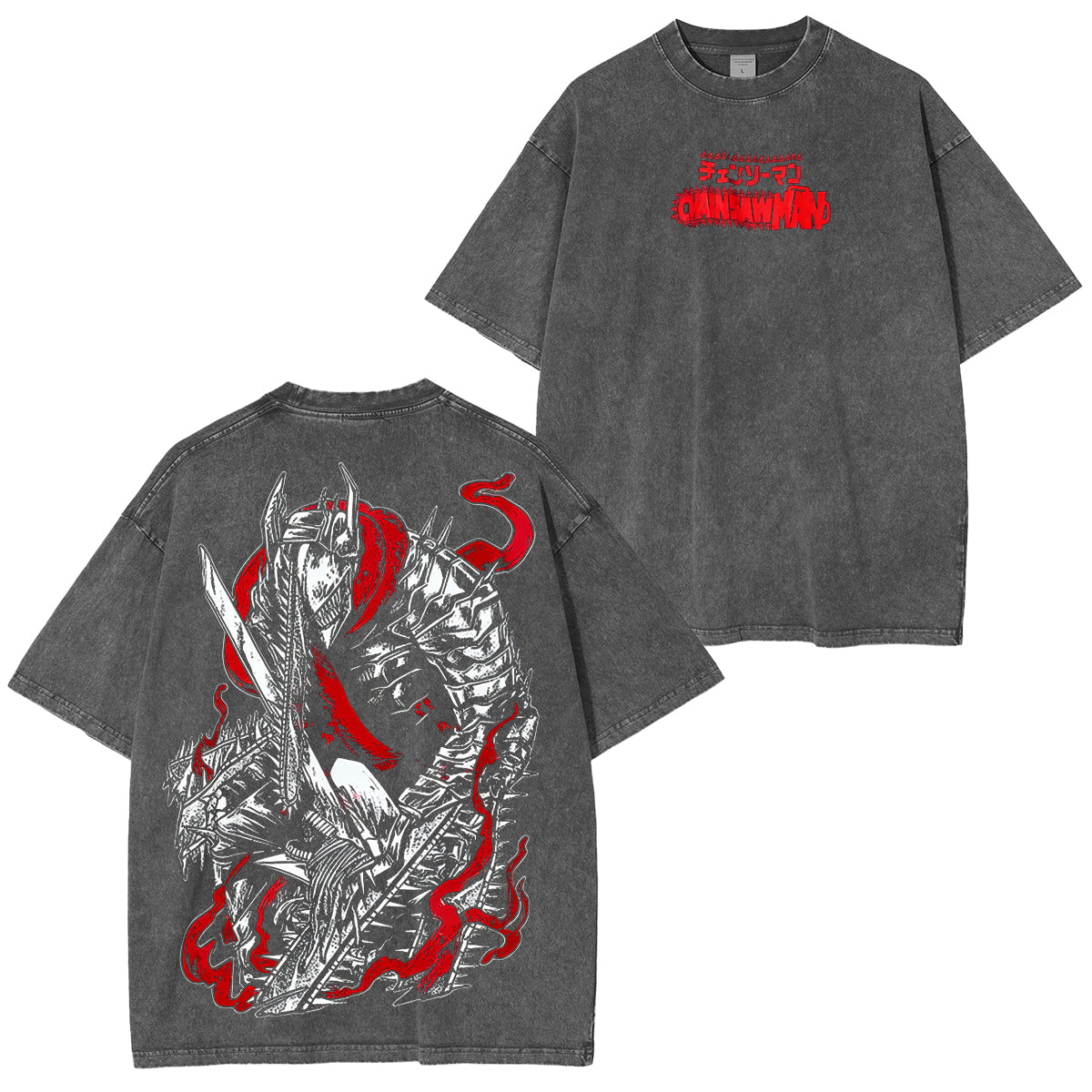 Camiseta vintage de Chainsaw Man
