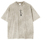 Attack on Titan Eren Yeager Vintage Washed Oversize T-Shirt