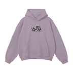 Sudadera con capucha Streetwear "Cursed Companion" Morada
