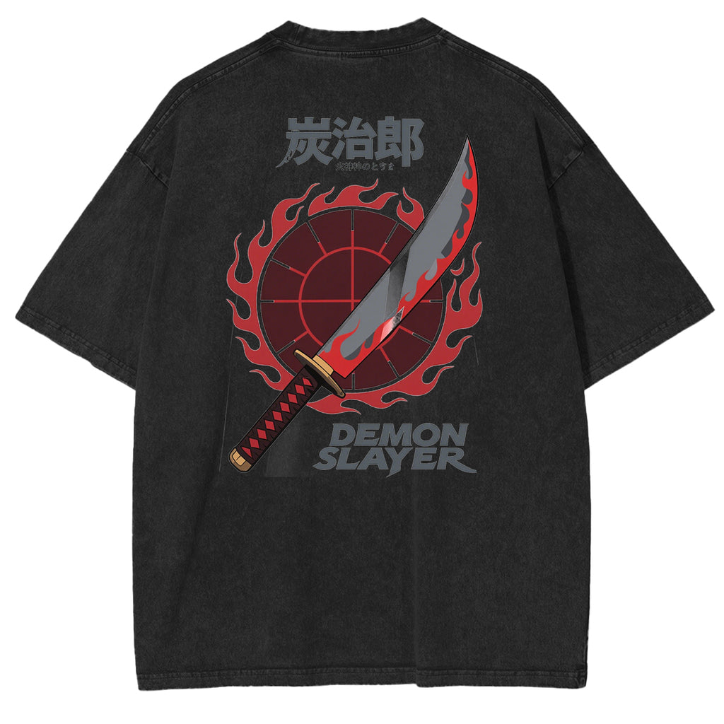 Camisa de anime de Tanjiro Kamado, Demonslayer