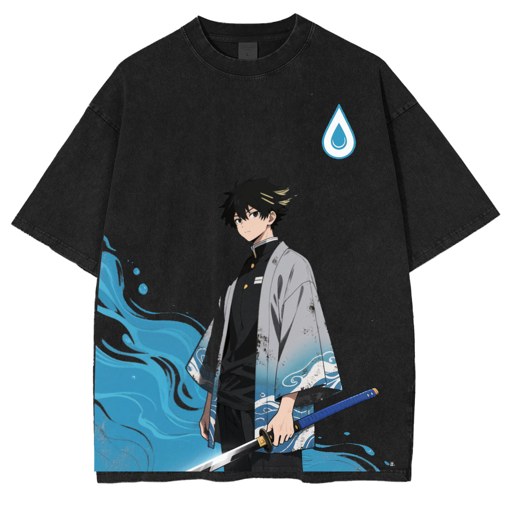 Tomioka Giyu, T-shirt d'Anime Demon Slayer