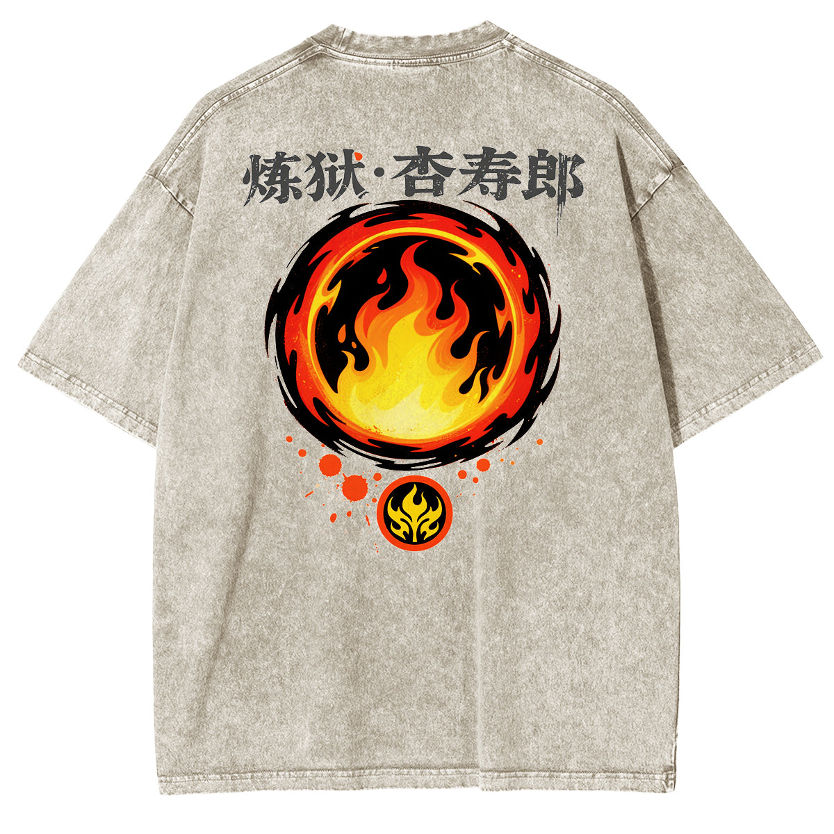 Camiseta Anime de Rengoku Kyojuro de Demon Slayer