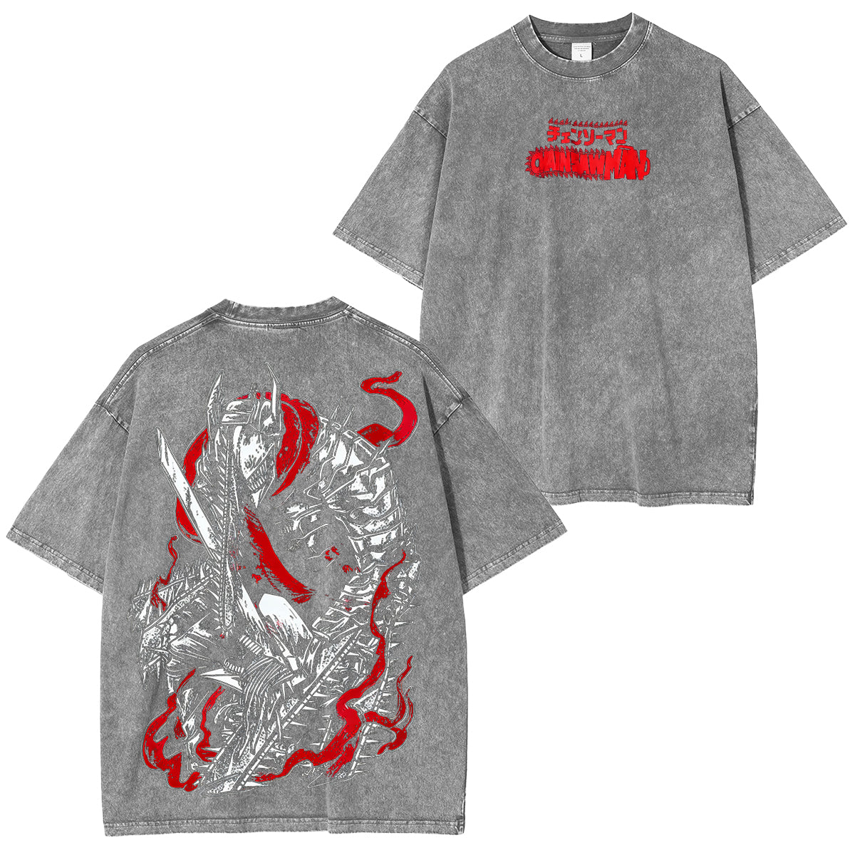 Camiseta vintage de Chainsaw Man