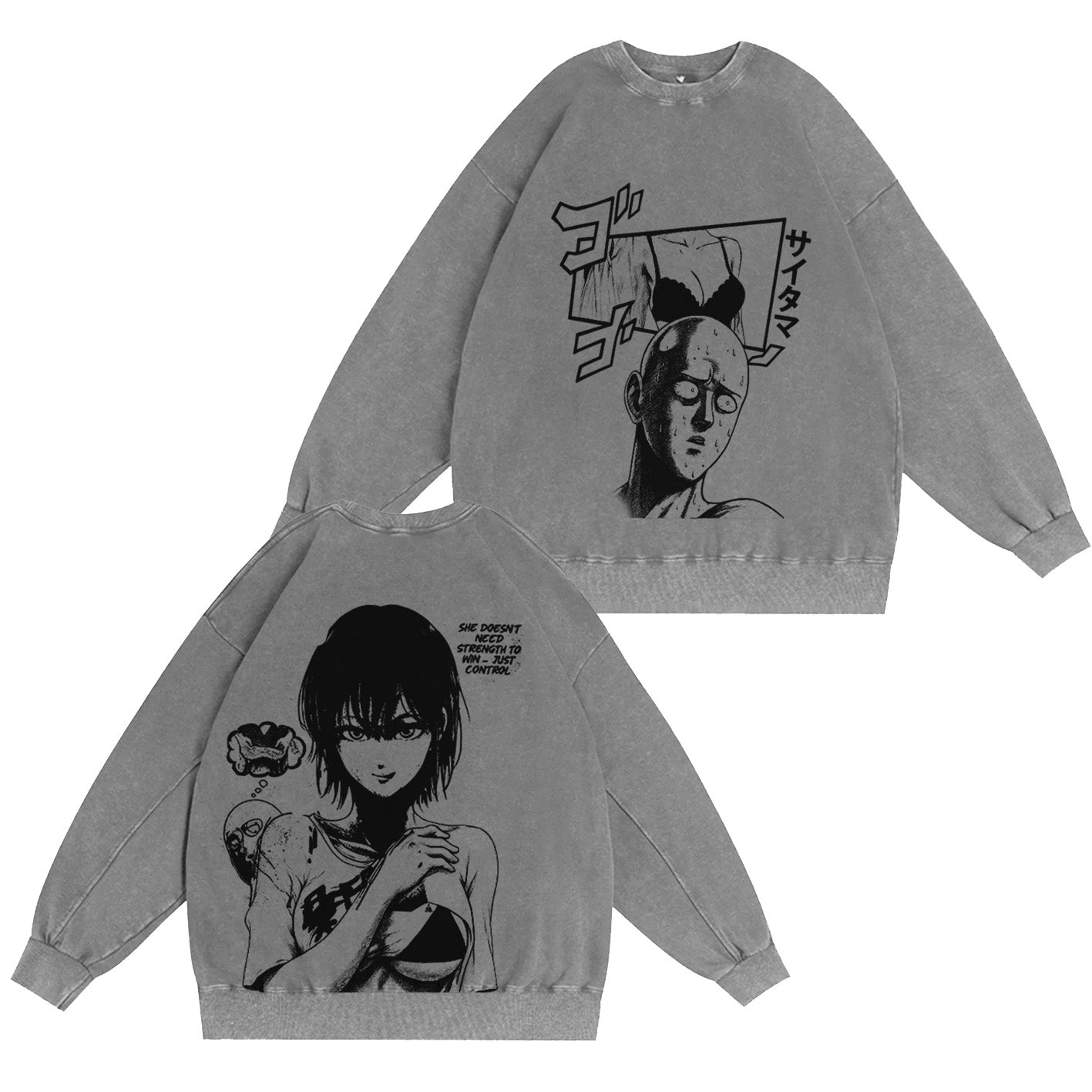 Saitama Fubuki onepunchmanseason3 Camiseta/Sudadera/Sudadera con capucha Lavada Vintage