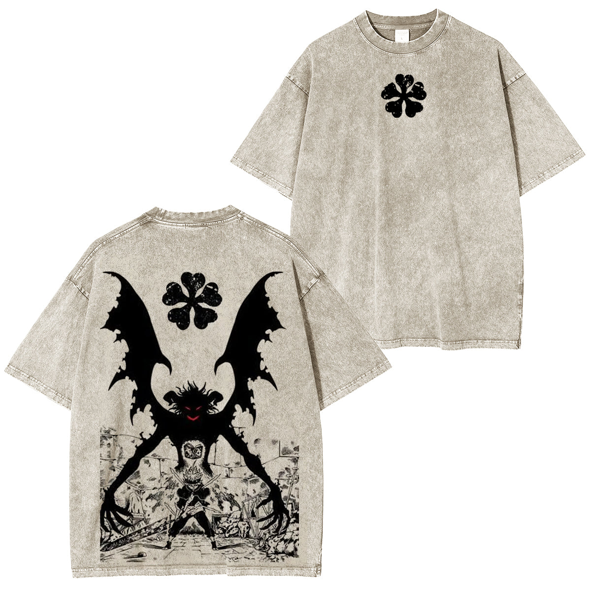 Black Clover Streetwear Inspired Anime T-Shirt