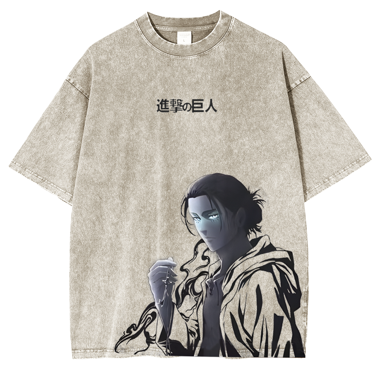 T-shirt Portrait Manga Attaque des Titans Eren Jäger
