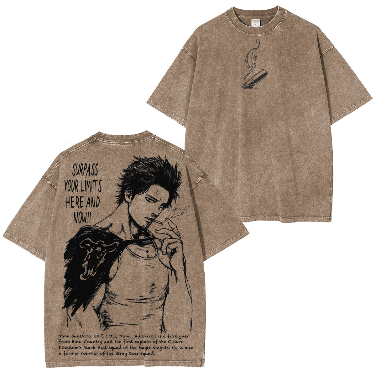 T-shirt Anime Yamisukehiro Black Clover