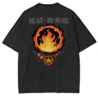 Camiseta Anime de Rengoku Kyojuro de Demon Slayer