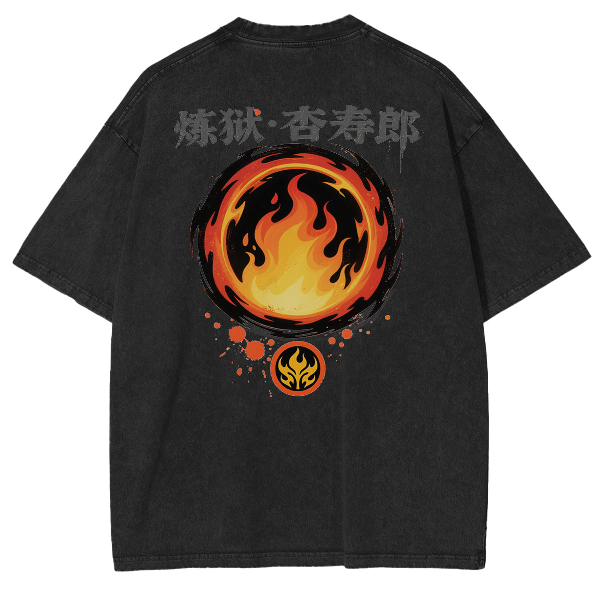 Camiseta Anime de Rengoku Kyojuro de Demon Slayer