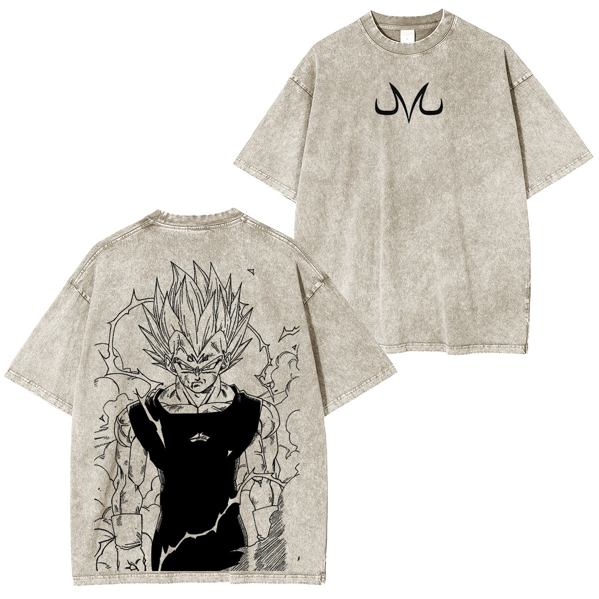 Camiseta/Sudadera/Sudadera con capucha desgastada de Dragon Ball Z
