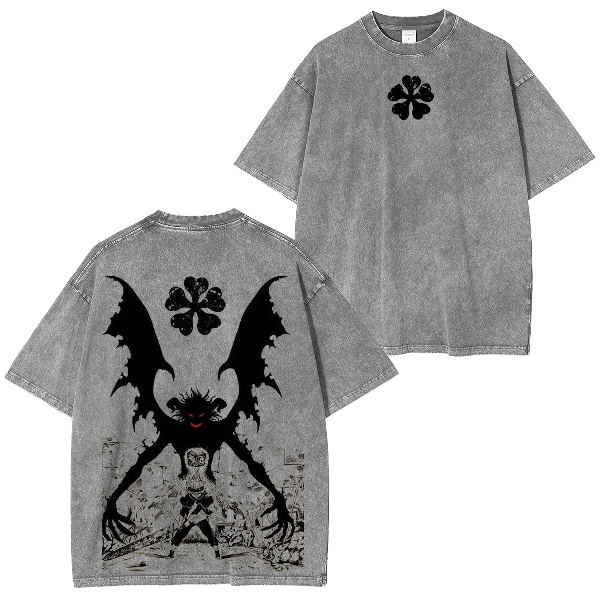 Black Clover Streetwear Inspired Anime T-Shirt