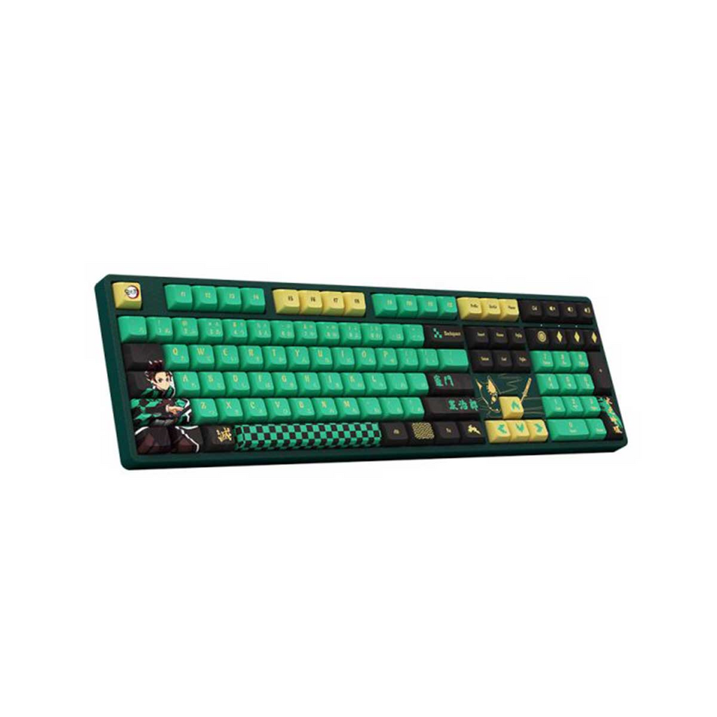 Clavier mécanique RVB remplaçable à chaud multi-modes Demon Slayer Tanjirou 5108B Plus (Akko V3 Cream Yellow Pro)