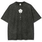 T-shirt unisexe délavé vintage Black Clover