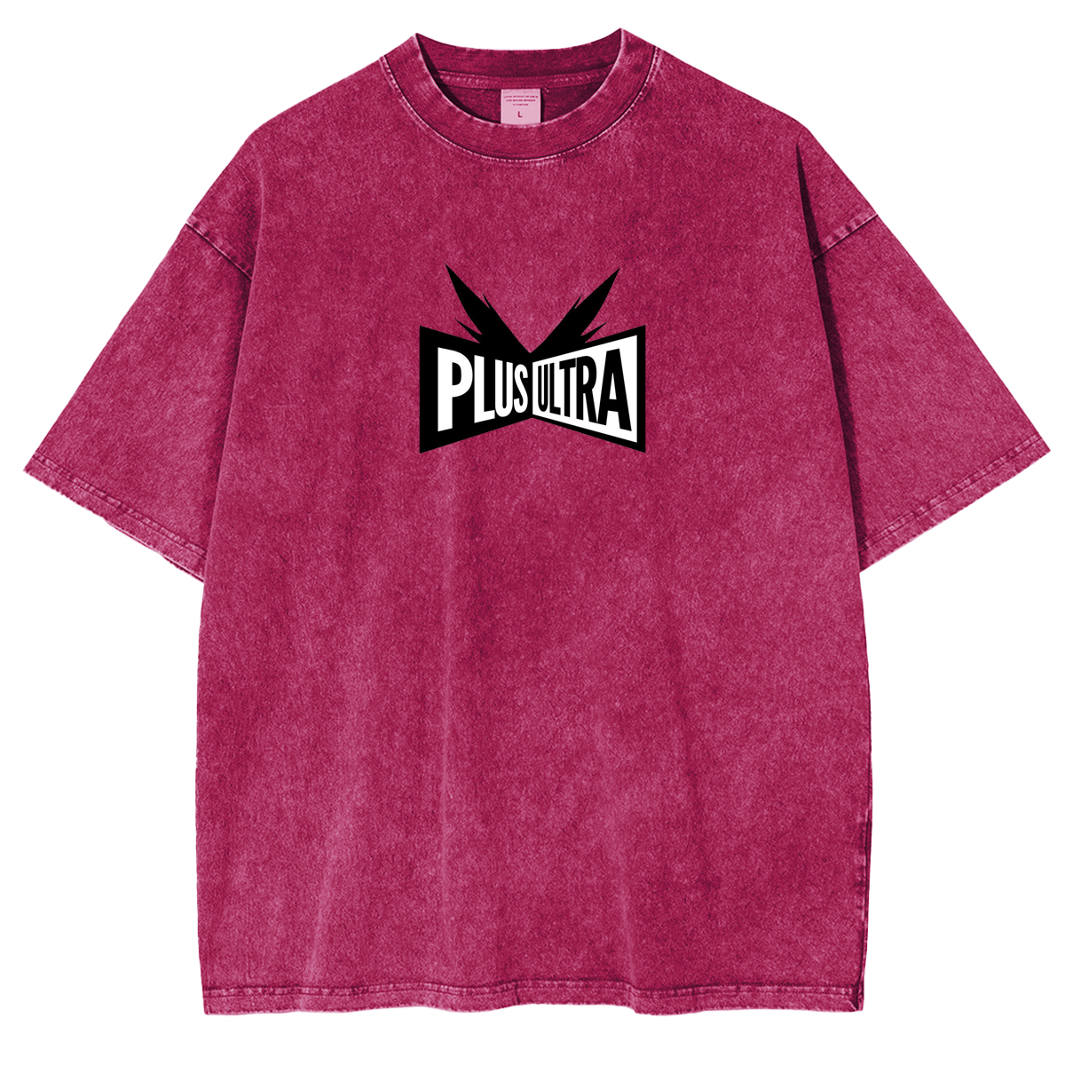 T-shirt en coton délavé My Hero Academia double imprimé oversize anime mangaT-shirt en coton délavé double imprimé oversize anime manga