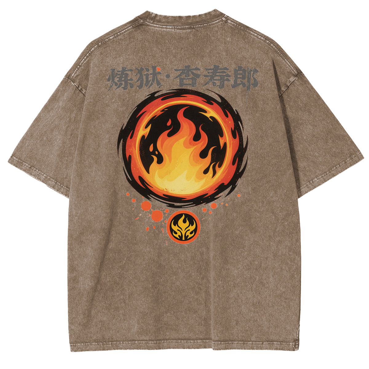 Camiseta Anime de Rengoku Kyojuro de Demon Slayer