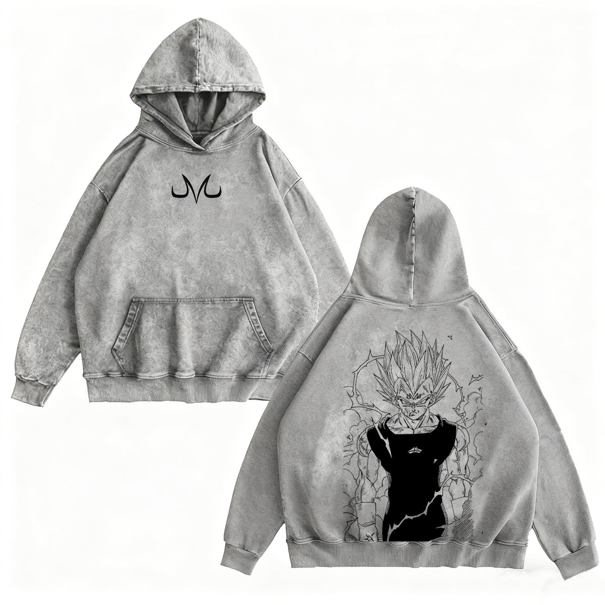 Camiseta/Sudadera/Sudadera con capucha desgastada de Dragon Ball Z