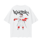 Flame Hashira Graffiti Streetwear Shirt White