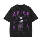 Solo Leveling Arise Printed Men's Washed T-Shirt