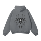 Sudadera Urbana con Capucha "Carisma Oscuro Araña"