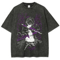 Solo Leveling Sung Jin Woo Printed Unisex Washed T-Shirt