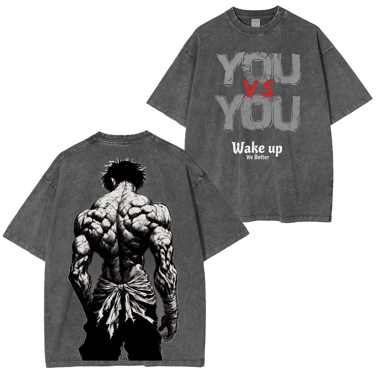 Baki the Grappler Vintage washed T-shirt/Crewneck/Hoodie