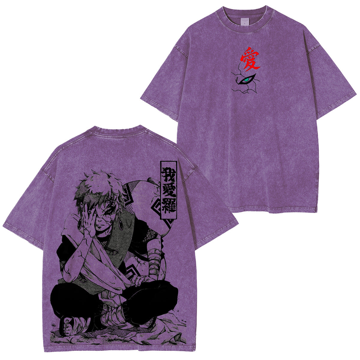 Naruto: Gaara Vintage washed T-shirt/Crewneck/Hoodie