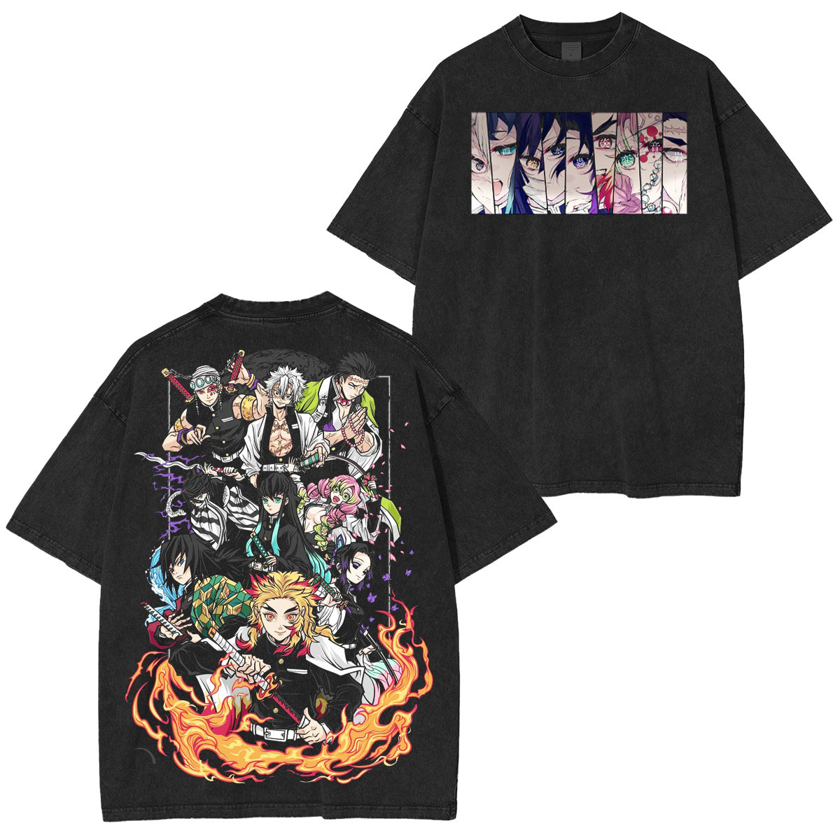 Hashira Demon Slayer Washed T-shirt/Crewneck/Hoodie