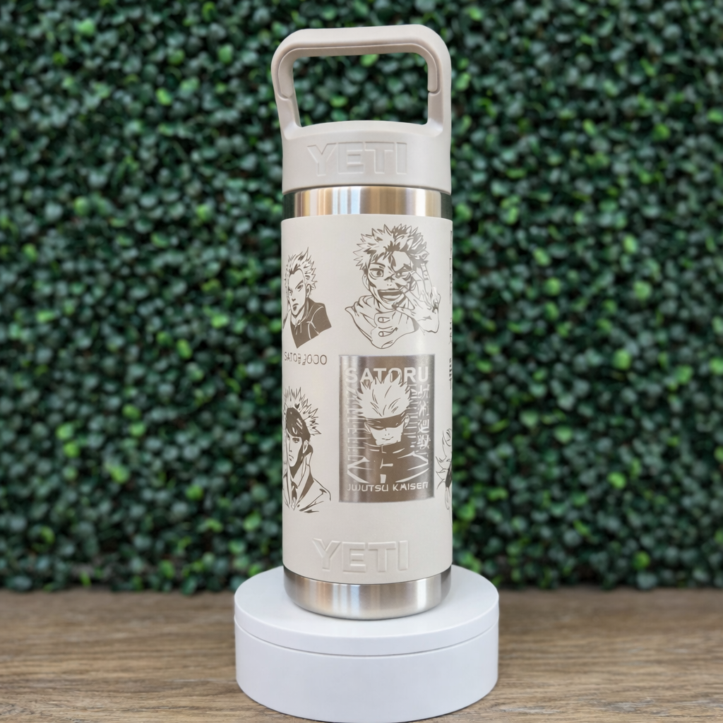 Jujutsu Kaisen Themed engraved Stanley Tumbler Cup