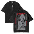 T-shirt oversize délavé Jujutsu Kaisen Anime