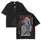T-shirt oversize délavé Jujutsu Kaisen Anime