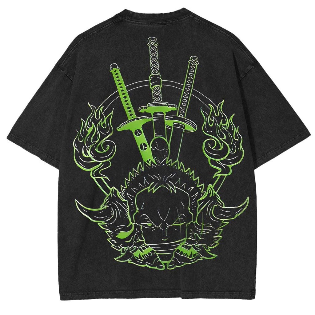 Straw Hat Pirates First Mate Roronoa Zoro Washed Tee