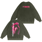 Camiseta/Sudadera/Sudadera con Capucha Desgastada de Hinata Hyuga Naruto