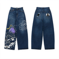 One Piece Washed Jeans