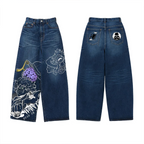 One Piece Washed Jeans