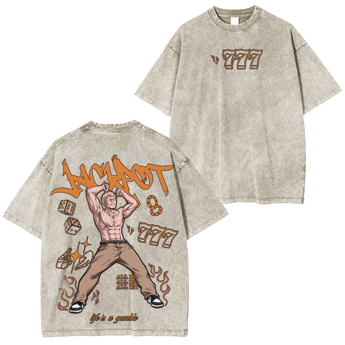 Camiseta/Sudadera/Sudadera con capucha Jujutsu Kaisen lavada