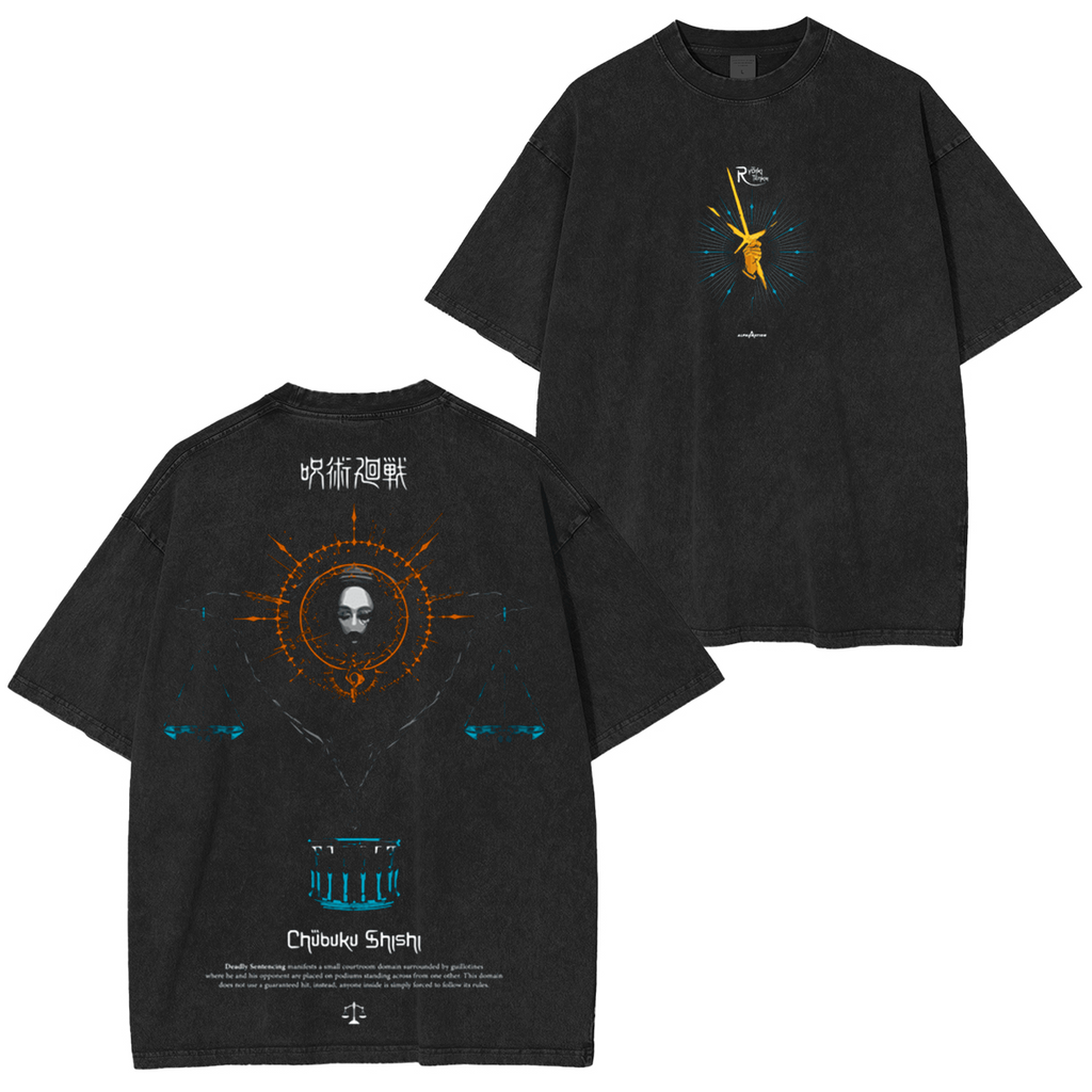 Jujutsu Kaisen Higuruma Anime Washed T-shirt/Crewneck/Hoodie