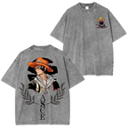 Fire Fist Ace  One Piece washed T-shirt/Crewneck/Hoodie