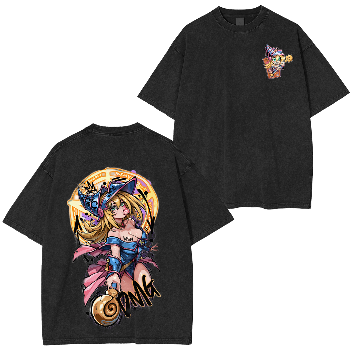 Yu-Gi-Oh! Dark Magician Girl Washed T-shirt/Crewneck/Hoodie