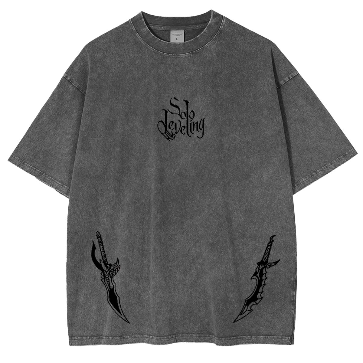 Camiseta de anime de Sung Jinwoo de Solo Leveling