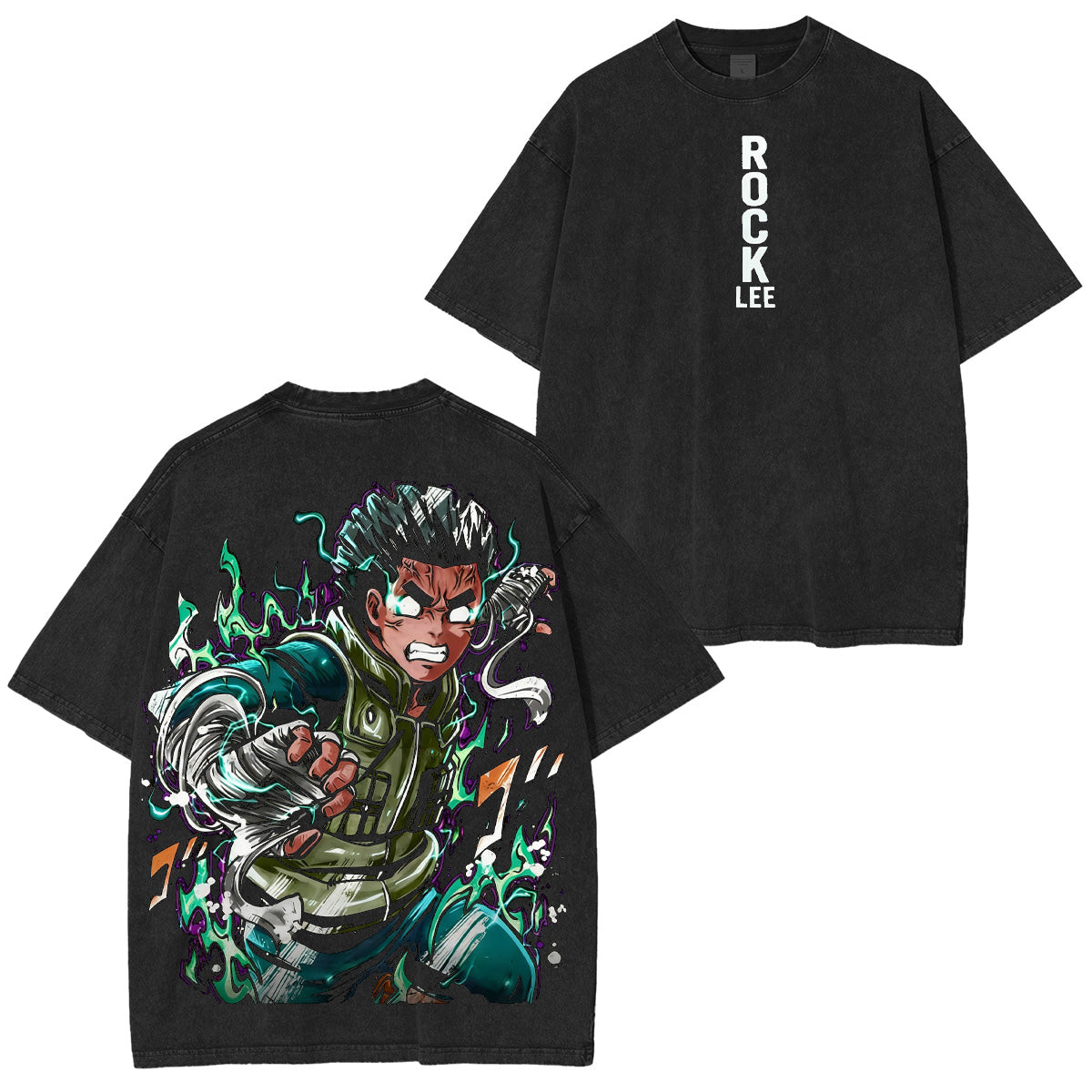 Rock Lee Naruto Washed T-shirt/Crewneck/Hoodie