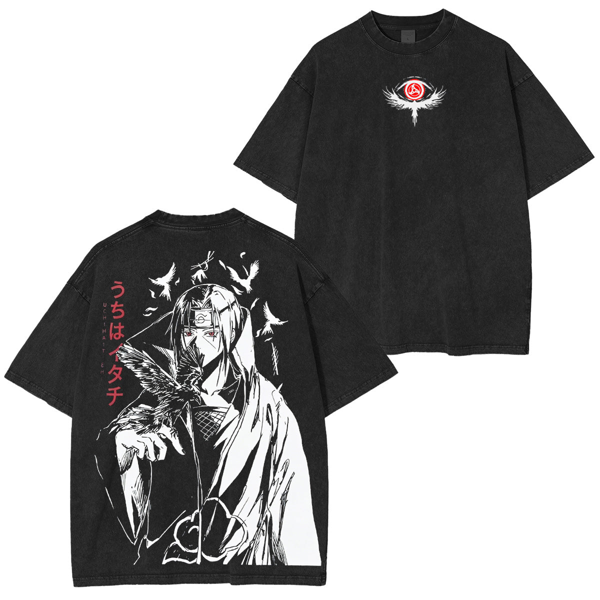Itachi Uchiha Naruto Washed T-shirt/Crewneck/Hoodie