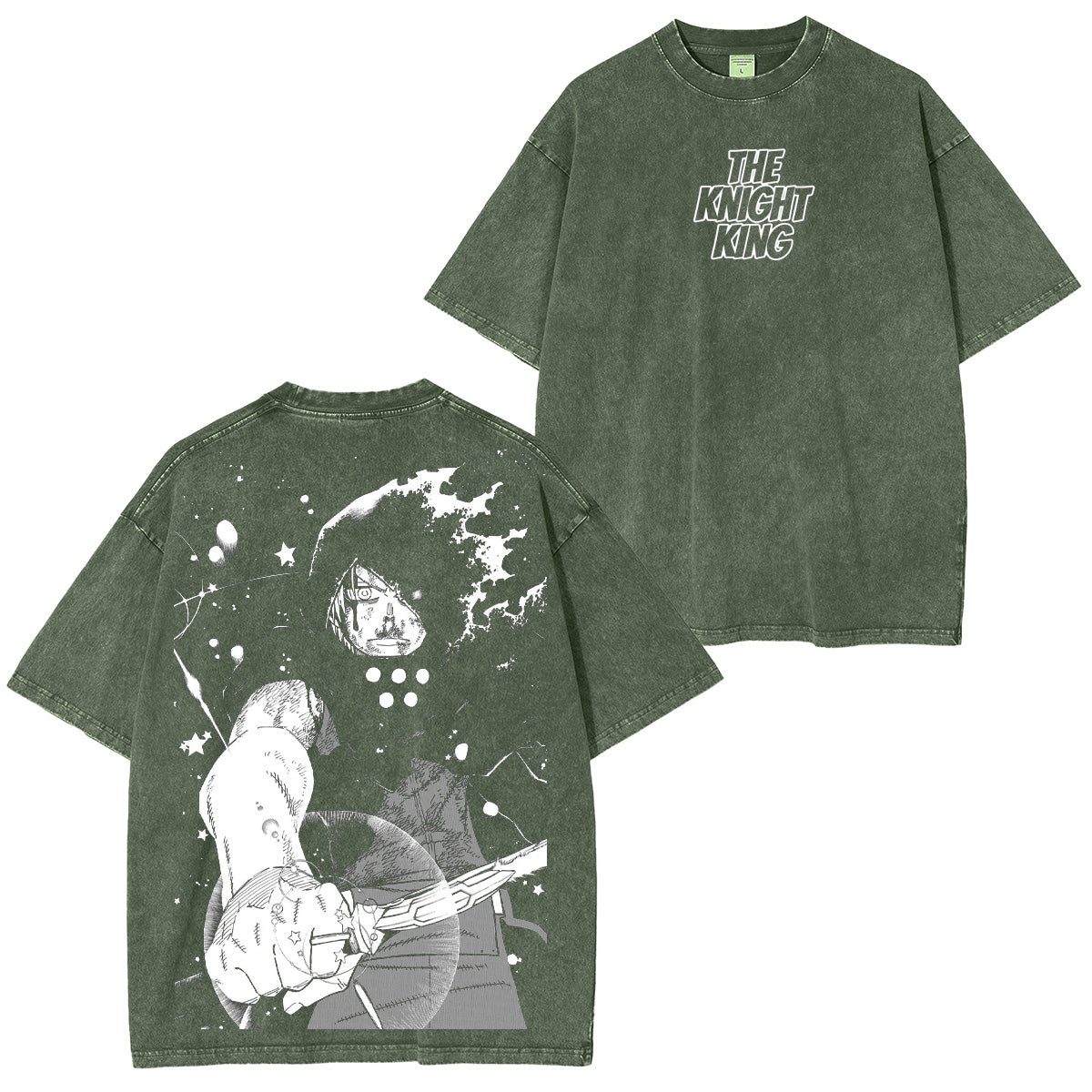 T-shirt/Sweat-shirt ras du cou/Sweat à capuche Arthur Boyle Fire Force délavé