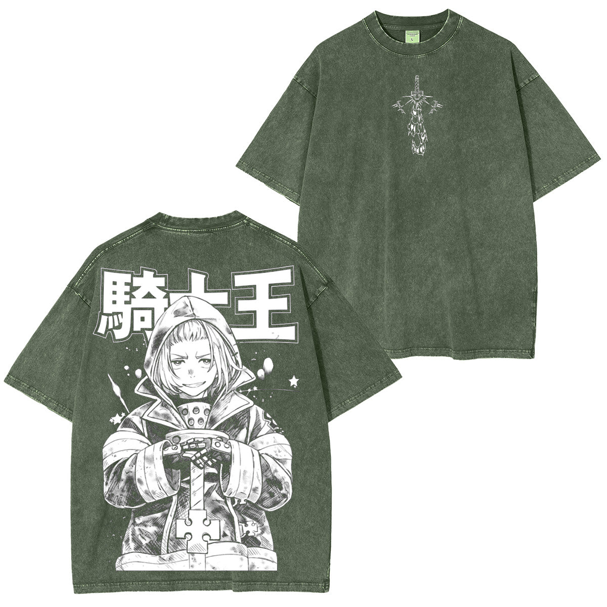 T-shirt/Sweat-shirt/Sweat à capuche délavé Fire Force Arthur Boyle