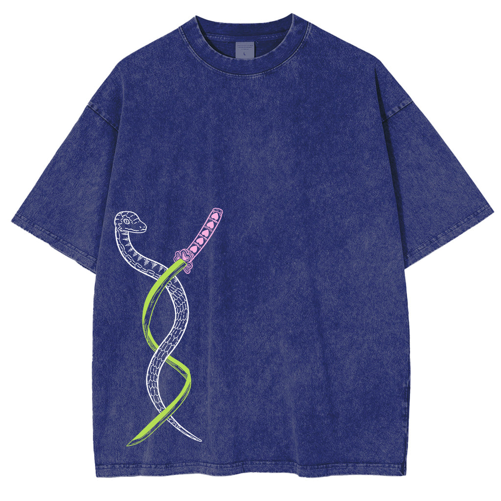 Iguro Obanai X Kanroji Mitsuri Vintage Tee