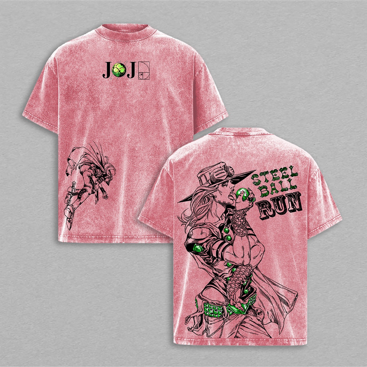 T-shirt/Col ras du cou/Sweat à capuche JoJo Gyro Zeppeli