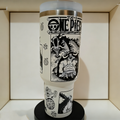 Vaso térmico Stanley grabado con temática de One Piece
