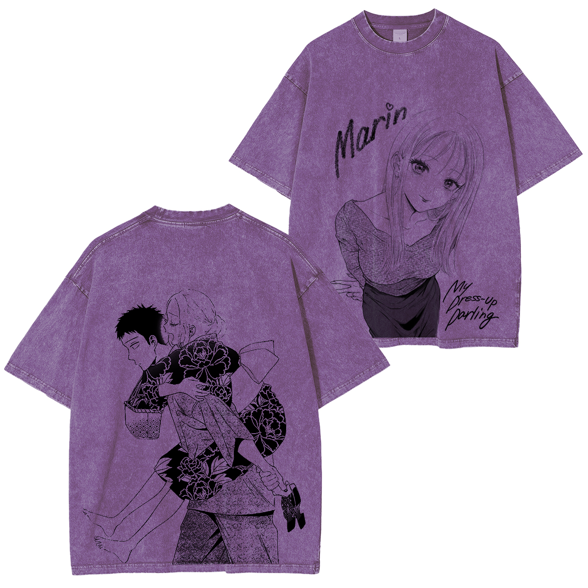 My Dress-Up Darling Anime Vintage Washed T-shirt