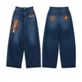One Piece Washed Jeans